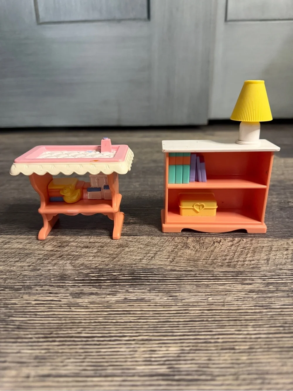 Fisher-Price Loving Family nursery furniture changing table bookcase replacement